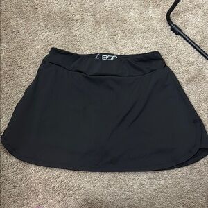 Women's Black Active Skort